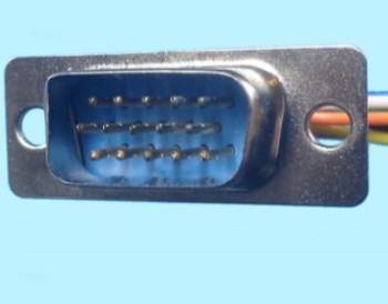 Custom three row Dsub cable